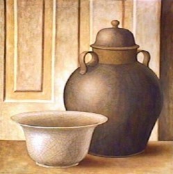 Raku Vases II by Charles Rexford